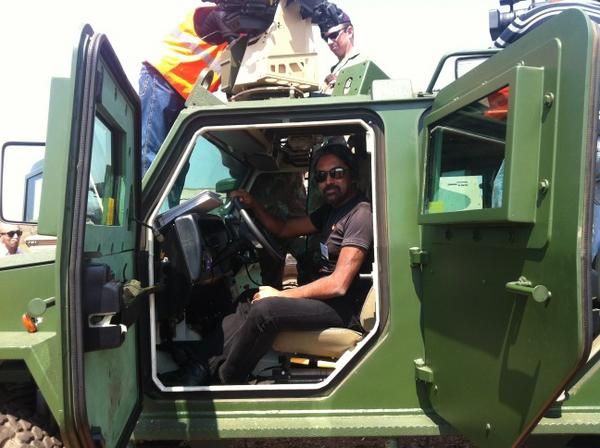 Kanthan Pillay in driver seat of iKlwa