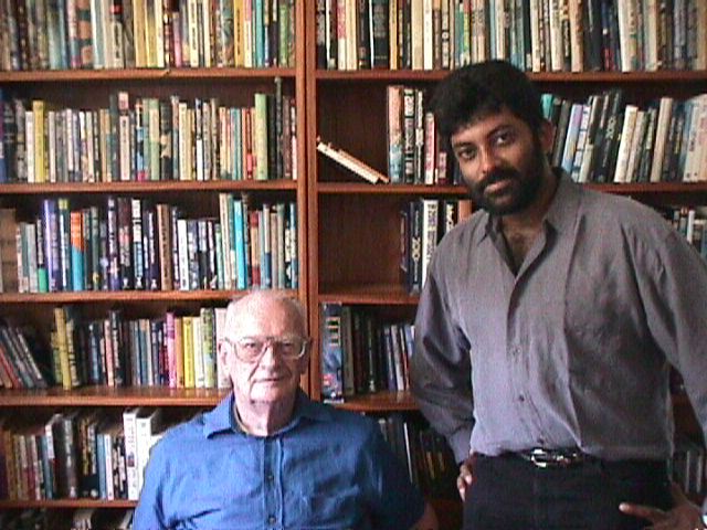 Arthur C Clarke and Kanthan Pillay