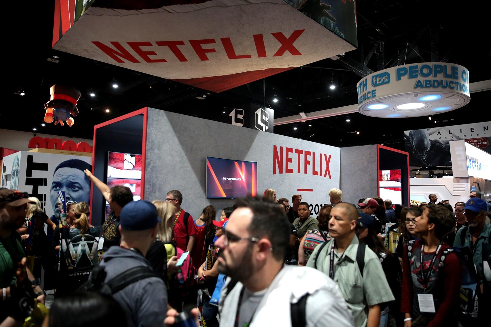Netflix booth San Diego Comic-Con 