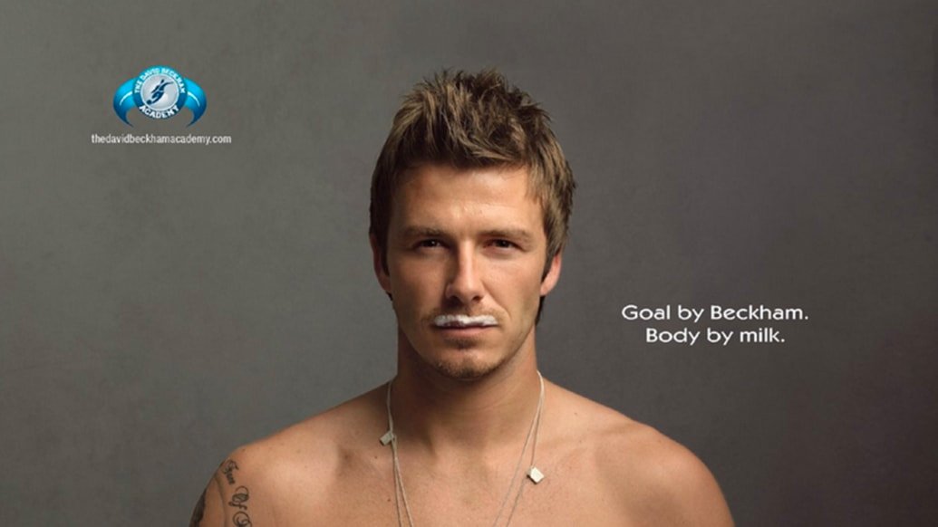 David Beckham Got Milk ad