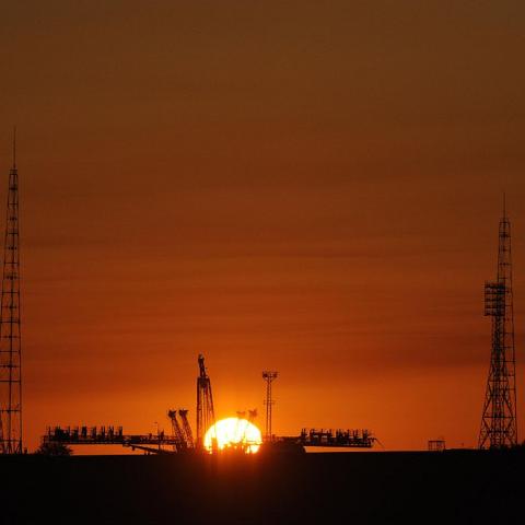 Baikonur Cosmodrome Soyuz launch pad