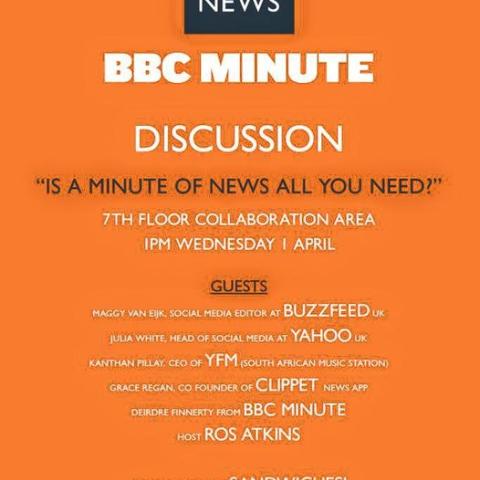 BBC Minute poster