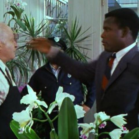 Sidney Poitier slaps Larry Gates Sidney Poitier slaps Larry Gates