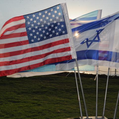 Israel & US flags